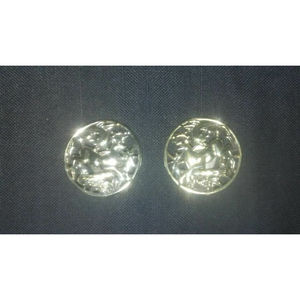 Sarah Coventry Silver Woodland Flight Clip On Deer Tone Earrings